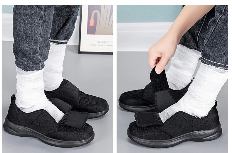 Orthopedics Extra-Wide Feet Swollen Walking Shoes