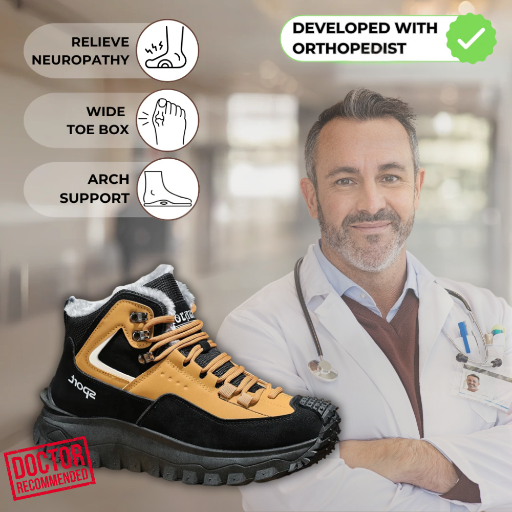 Finessor® Men’s Hiking & Work Boots – Durable, Waterproof, and Insulated for Winter