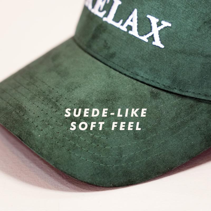 RELAX™ Premium Suede Snapback Cap