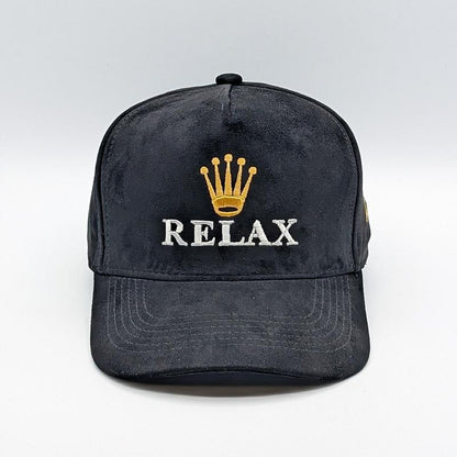 RELAX™ Premium Suede Snapback Cap