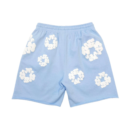Denim Tears Cotton Wreath Shorts Powder Blue