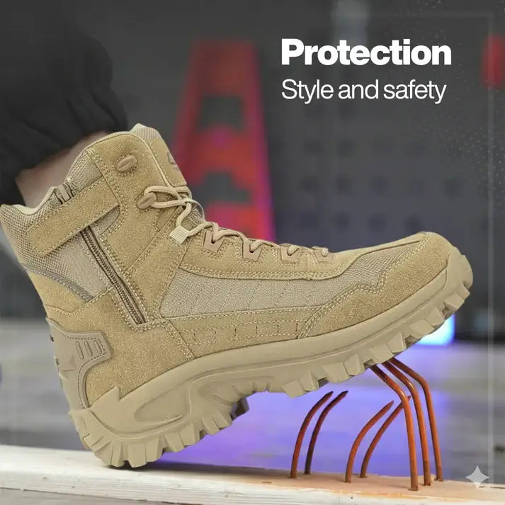 Finessor® Orthopedic Work Boots – Waterproof, Anti-Slip & Anti-Sprain