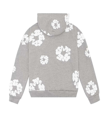 Denim Tears Cotton Wreath Hoodie Grey/White