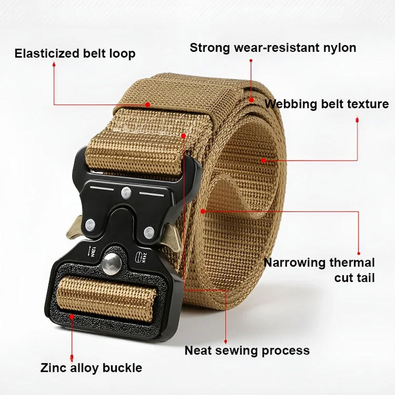 Finessor® Tactical Work Belt – Quick-Release & Tear-Resistant