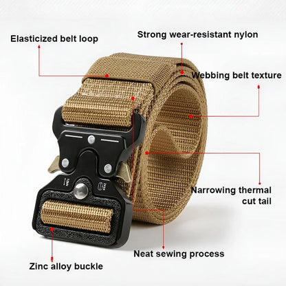 Finessor® Tactical Work Belt – Quick-Release & Tear-Resistant